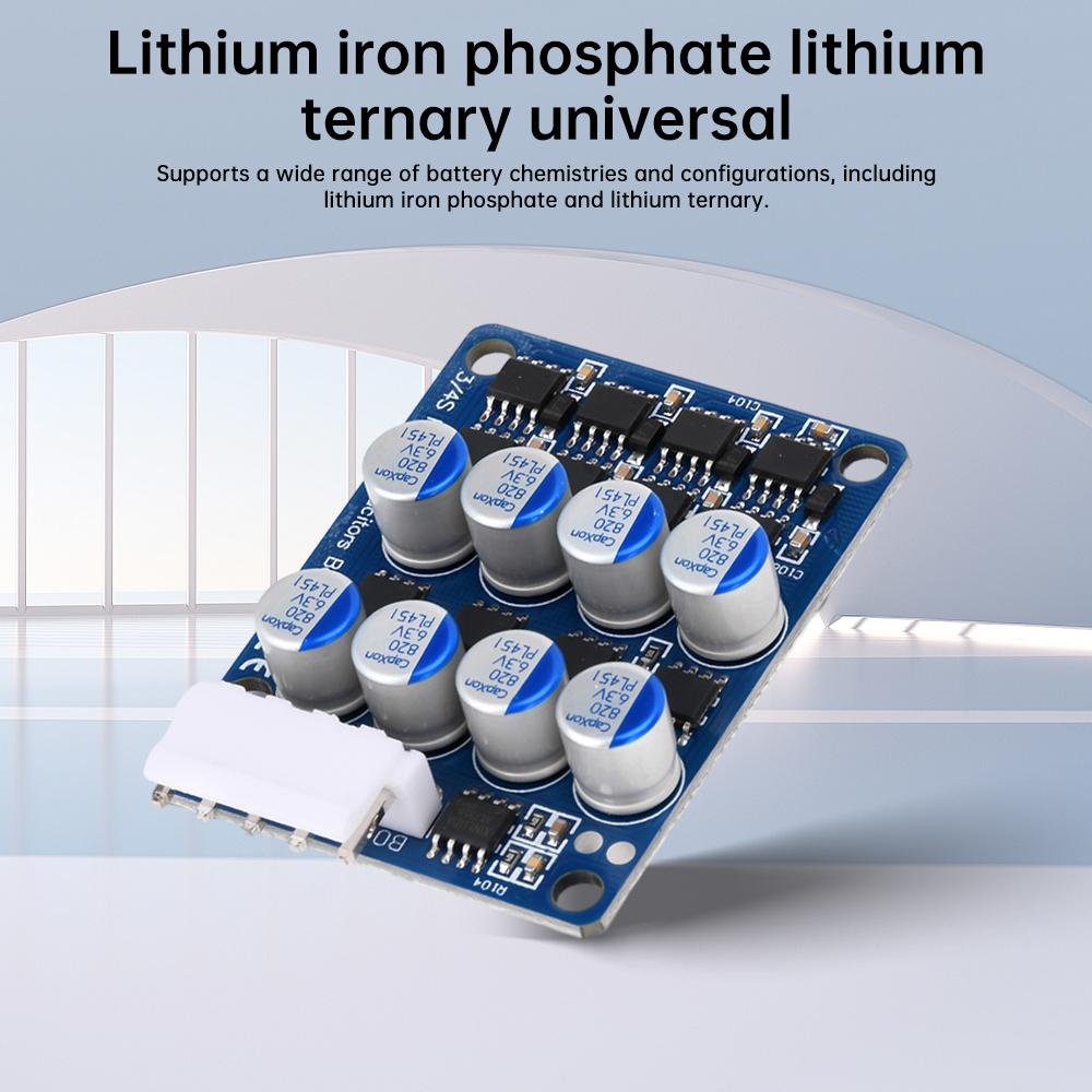 BMS 4S 6S 8S 3A Balance Li-ion Lifepo4 LTO Lithium Battery Active Equalizer Balancer Board Capacitor Equalizing Plate