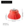 1PC 100mm M14 Cup Nylon Abrasive Brush Wheel P80 Pile Polymer Abrasive Grinder Tool 3" 4" 5"