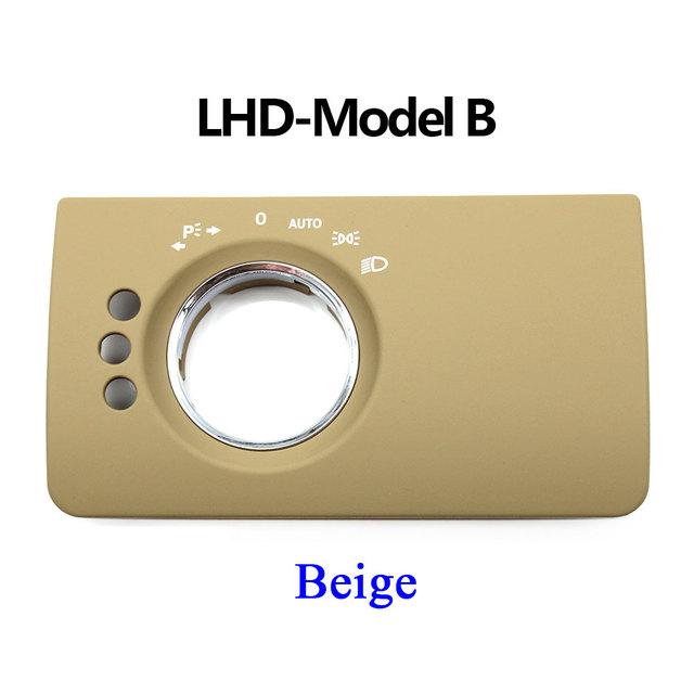 Interior Front Head Lamp Headlight Switch Button Panel Cover Replacement For Mercedes Benz W164 ML GL 300 350 450 500 2005-2011