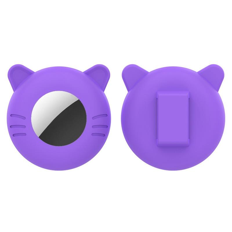 For Airtag Case Cat Collar Holder Stretchy Silicone Holder For Airtag Puppy Dog Anti-Lost Protective Pet Case Pet Protective