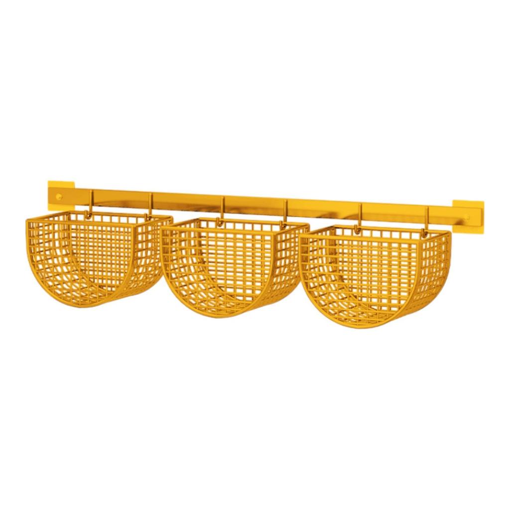 Wall-Mounted Basket for Garlic And Ginger Storage, Kitchen Organizer for Potatoes