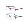 TUREZING Reading Glasses For Men Women Rectangular Gradient Color Fashion Prescription Glasses Lightweight Durable