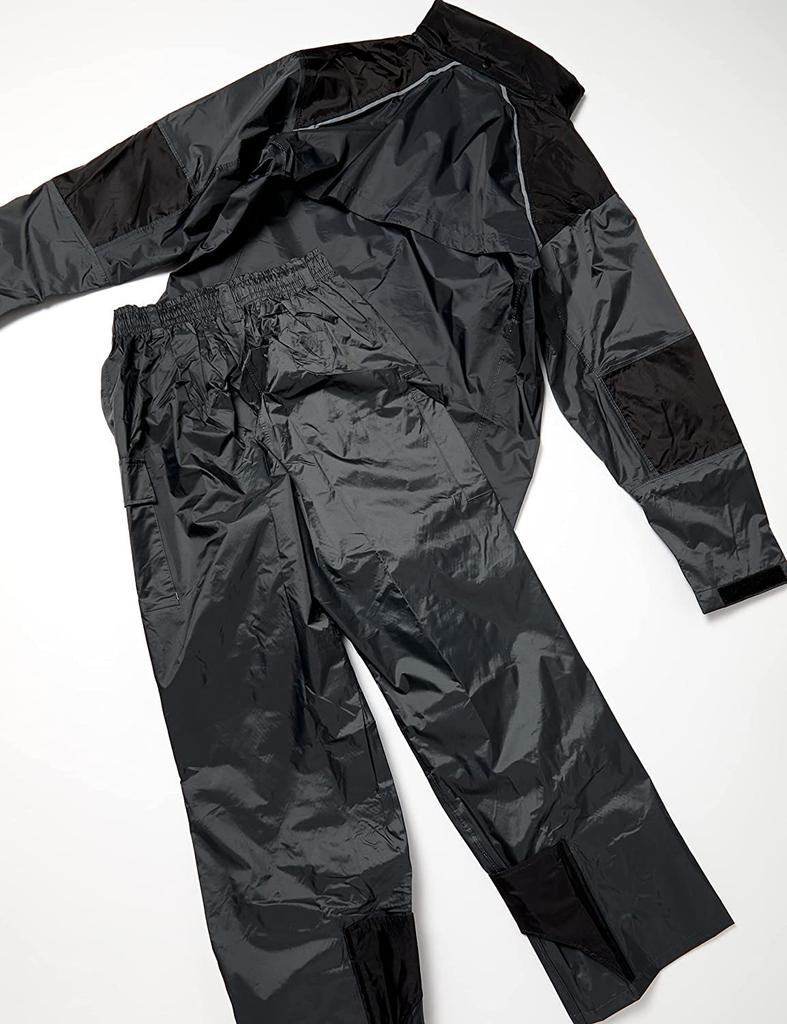 Hard Rainwear Waterproof and for 4L [Document] Set, Water-Repellent, Work, Charcoal,