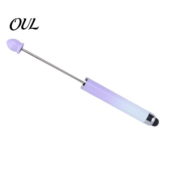 Gradient Color Touch Screen Stylus Beadable Pen for Touchscreen, Pen, High Smooth Drawing Pad Precision Writing School Office Classroom Study