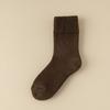 5 Pairs of Women's Autumn and Winter Fleece Thickened Warm Circle Wool Stockings