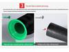 High-Strength Black & White Sewing Thread for Clothing & Leather - Polyester/Nylon 150D/250D/300D, Large Roll