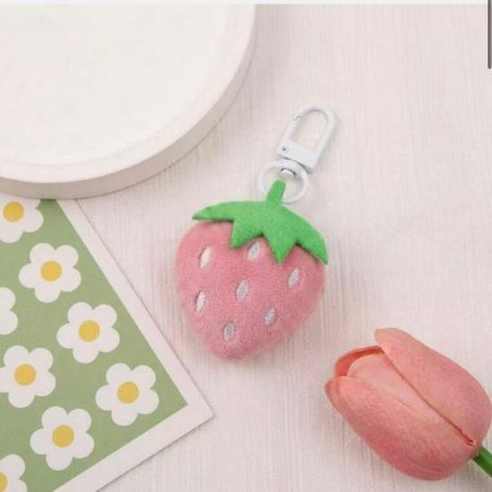 Cute Melon Plush Pencil Case – Creative & Versatile Stationery Storage for Students, Large Capacity