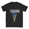 Fernando Alonso  T Shirt Beach Dance Cotton T Shirts For Men's Trending Custom Logo Tshirt Short-Sleeve Vintage Clothing