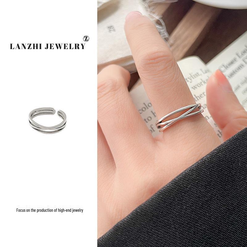 Inel Thai Argint pentru Femei, Stivuibil - Argint 925, Design de Nișă, Bijuterii Simple și Versatile