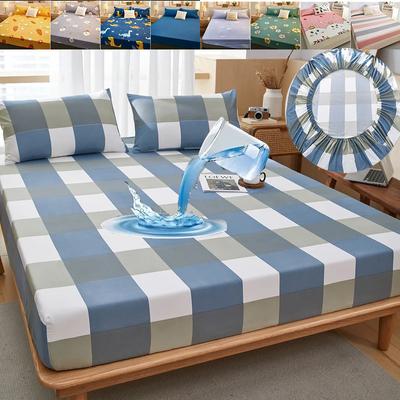 Super waterdicht bedmatrashoes hoeslaken cartoon afdrukken bedovertrek diepe zak laken sprei thuis textiel(GEEN kussensloop)