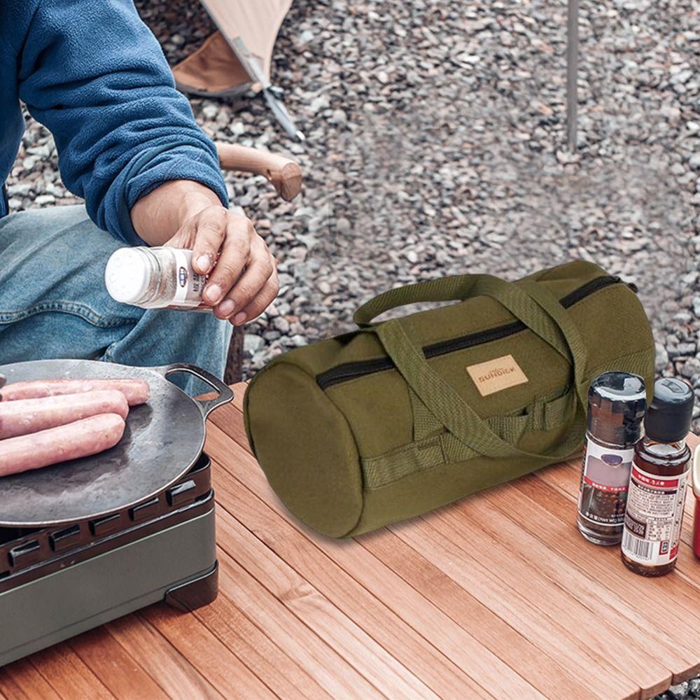 Large Capacity Ground Nail Storage Bag Waterproof Tent Peg Bag Tent Stake Tool Bag  Outdoor Camping