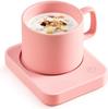 Heating Coaster Warm Cup 3 Levels Do Not Pick the Cup Intelligent Hot Milk Device Plug Electric Insulation Base Constant Temperature Cup
