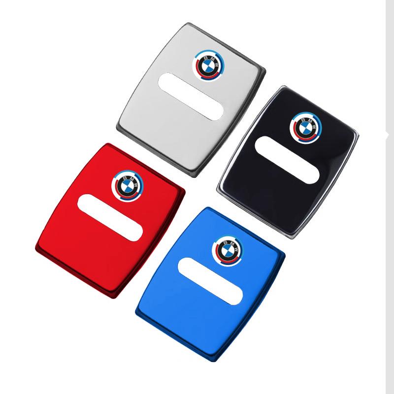 4Pcs BMW Car Door Lock Striker Cover Stainless Steel Protector For BMW G30 G32 G01 G02 G05 G06 G07 G26 G23 G22 F40 F20 G08 G16 PK2