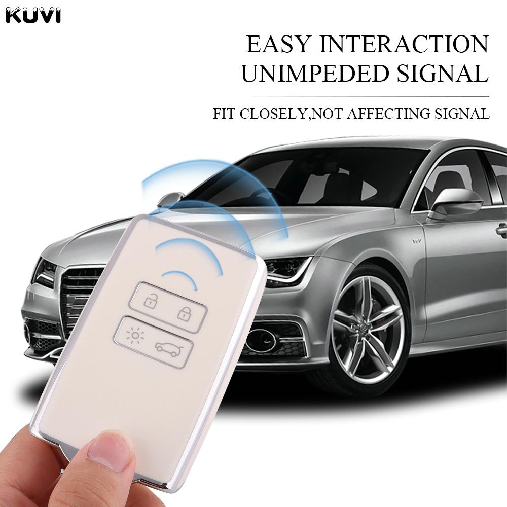 Tpu Car Key Cover Case Shell Fob For Renault Captur Megane Talisman Espace Clio Zoe Koleos Scenic 4 Arkana Dacia Sandero Card