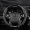 Kryt na volant Toyota Prado – Protišmykový karbónový, Ultra tenký semiš