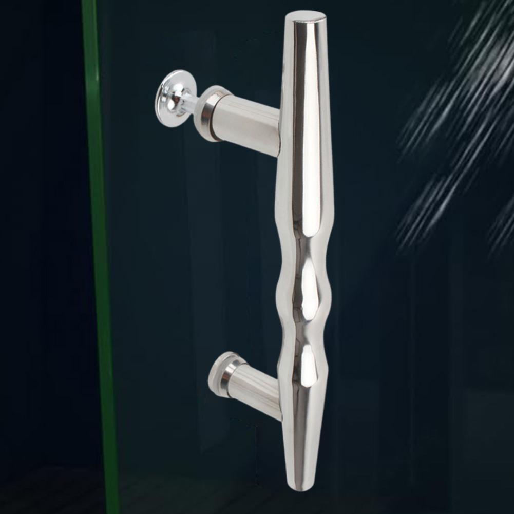 Bathroom Shower Door Accessory Shower Handle Bathroom Door Handle 145mm Hole Center Distance Chrome Door Knobs