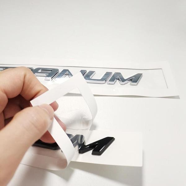 Fusion Mondeo Titanium Car Tailgate Trunk ABS Plastics Letter Badge Emblem Sticker For Fusion Mondeo Titanium