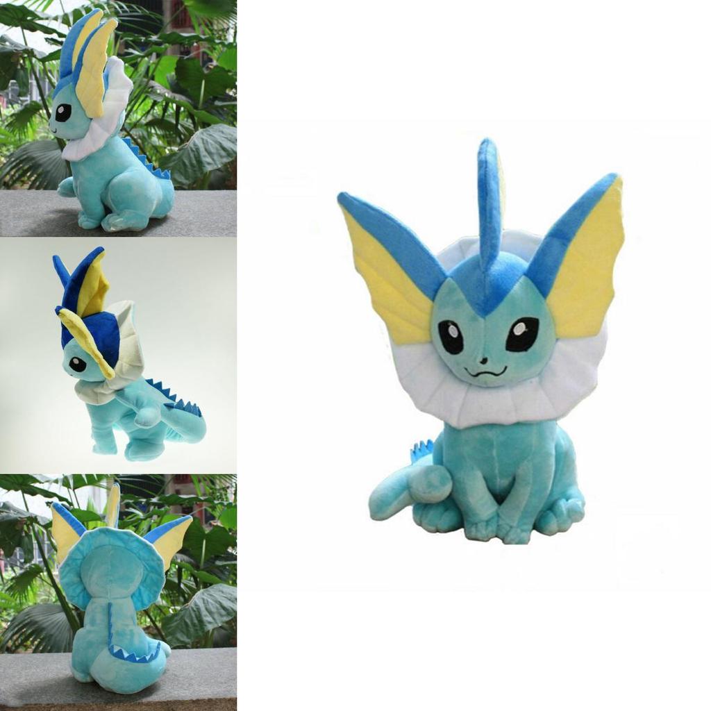Peluche Morbido Vaporeon Pokemon Grande e Carino, Perfetto per Regali e Collezionisti