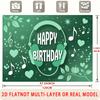 Party Backdrop Birthday Green Photo Booth Background Front Door Decor