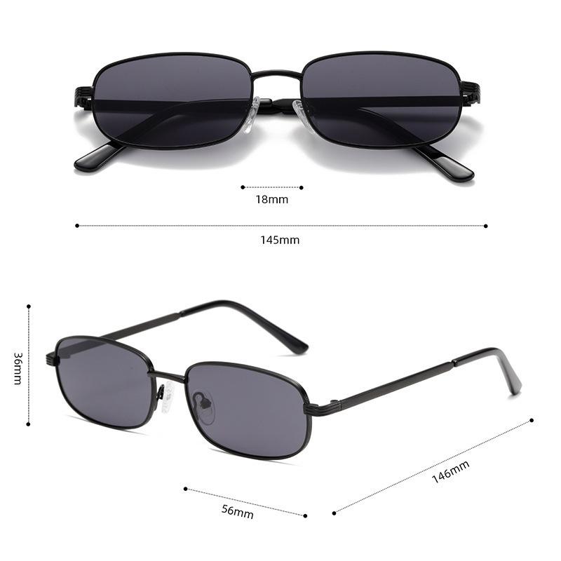 2272 Metal Small Box Vintage Classic Sunglasses Fashion Trend Uv Protection
