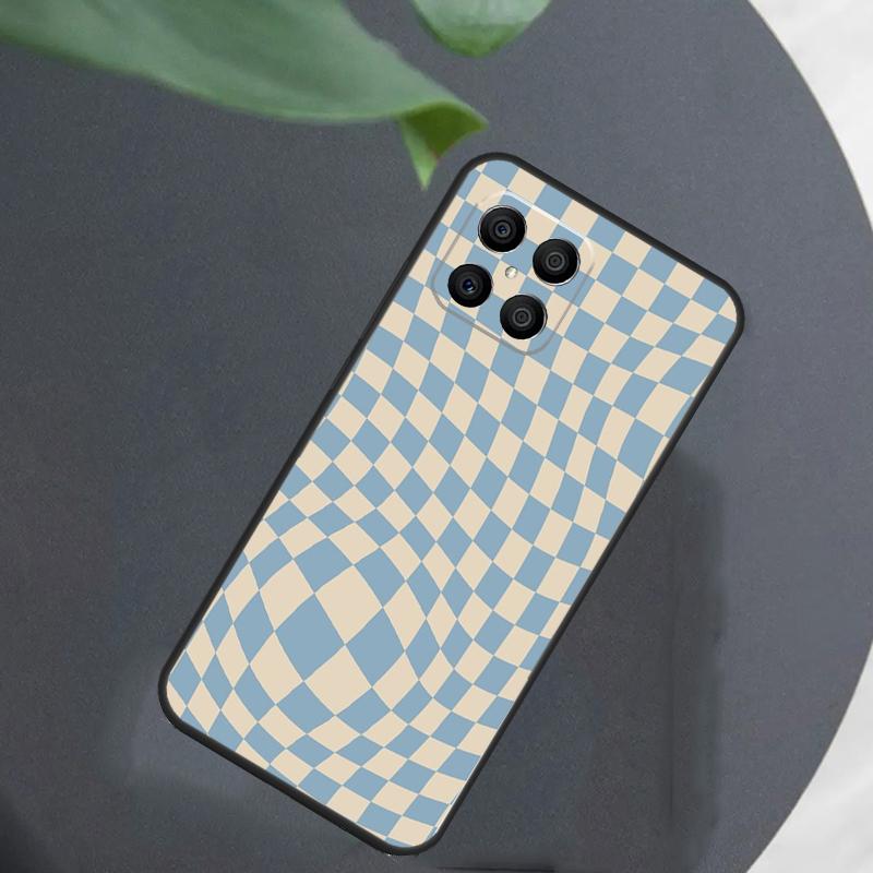 Check Orange Green Moss Twist For Honor Magic 7 Lite 6 8 Case For Honor 200 400 Pro 90 70 50 X8c X8b X9a X9b X9c X9d Win RT