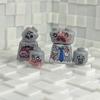 All Saints' Day  Two-headed, Head-tilting Zombie Building Blocks Model Bricks Mini Action Toy Figures Toy Gift for Children