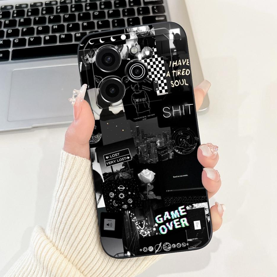 For Tecno Pova 6 Pro 5G Case LI9 Stylish Art Painted Cover Soft Silicone Phone Cases For Tecno Pova 6 Pro Pova6 5G Fundas Bumper