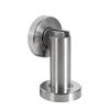304 Stainless Steel Magnetic Door Stopper – Thickened Anti-Collision Design, High-Grade Black Wall Suction for Room