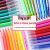 36-Color Double-Ended Soft Tip Washable Watercolor Pens for Primary Students