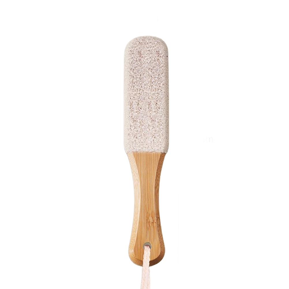 

Ergonomic Handle Foot Exfoliator Wooden Rasp Lightweight белый