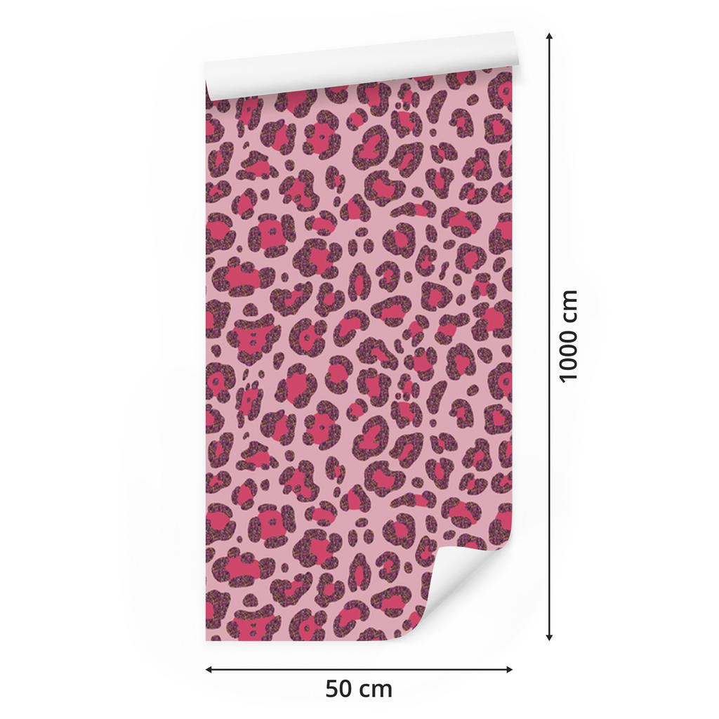 Pink Leather and Powder Pink Wallpaper for Living Room and Bedroom 50x1000