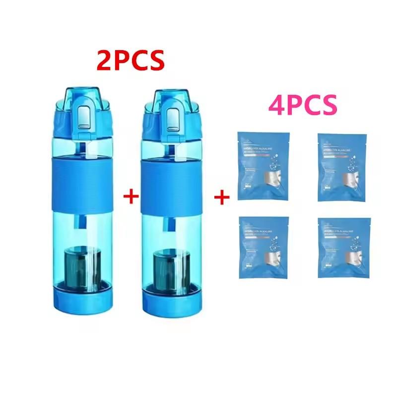 

Чашка щелочной воды Томалин (Увеличьте уровень pH до 7,2-9,5 Энергетическая бутылка, бутылка для щелочной воды 650 мл Спортивный фильтр-мешок CN