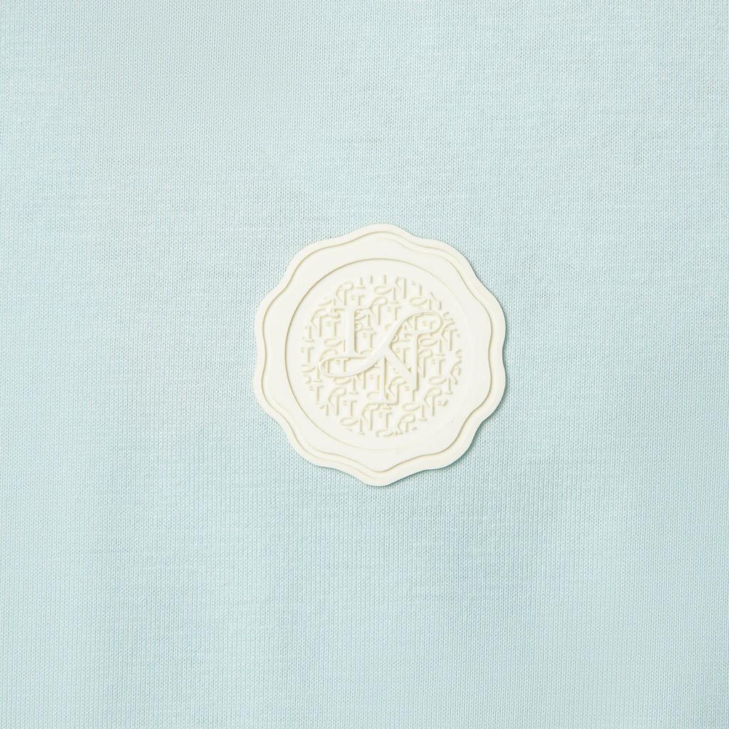 Li Ning Sports Lifestyle Series Solid Color Breathable Versatile Short Sleeve T-Shirt Women T-Shirt Light-Sky-Blue AHSV184-2