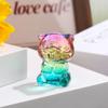 Crystal Cartoon Animal Figurines Elegant Mini Miniature Figure  Desktop Ornament