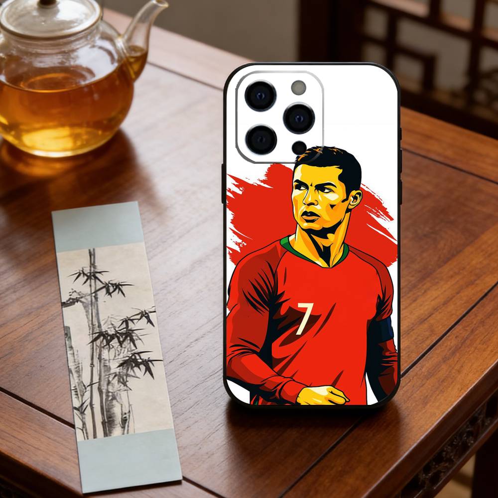 Cristiano Ronaldo Handyhülle Silikon Weich Für IPhone 17 16 15 14 13 12 11 X XR Plus Pro Max Plus