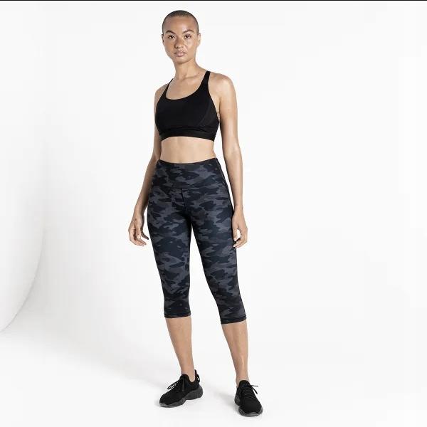 H4757 Dare2B Influential 3/4 Women'S 3/4 Sport Leggings M