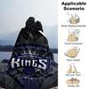 Sacramento Kings Print Flanelldecke Hohe Qualität Warm Gemütlich Decke für Alle Jahreszeiten Perfekt für Geschenke Heimdekoration