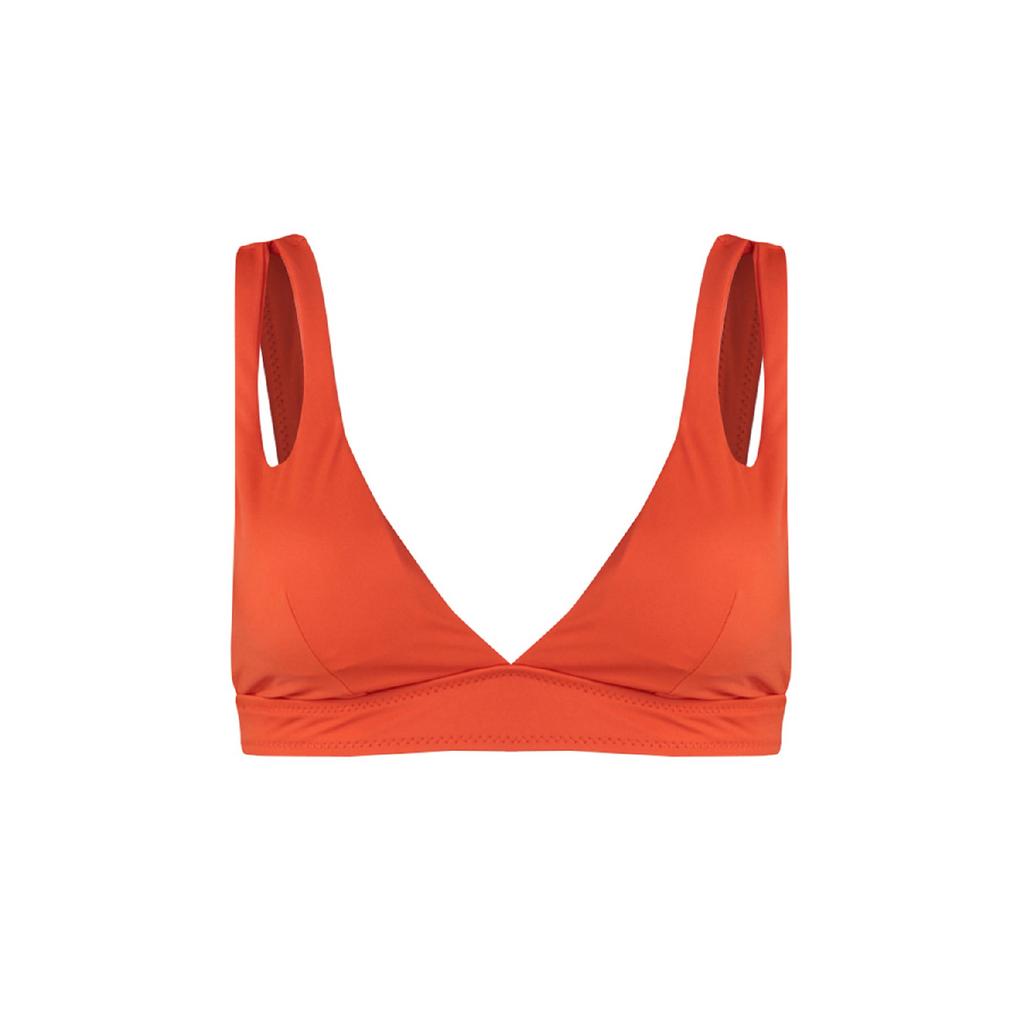 Top de bikini triunghi negru decupat/cu fereastră Tbess20bu0202