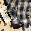Unisex Retro Plaid Long-Sleeve Shirt - 2025 Autumn/Winter Trendy Scoundrel Style