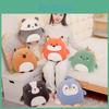 Adorable Plush Capybara Fox Penguin Stuffed Toy For Girls Cozy Sleep Pillow