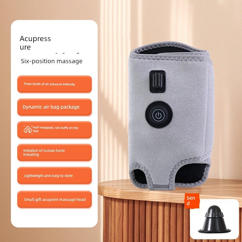 Japanese Gorilla Grip Foot Acupressure Massager Foot Relaxation Massager Air Pressure Foot Relaxation Device Gray Single|Plug in