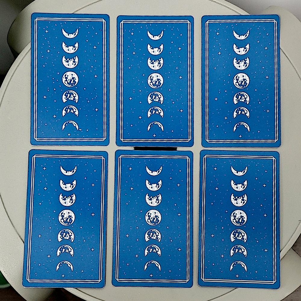 10.3*6cm Celestial Tarot Deck: Minimalist Line Art Style, Rider Waite Smith (RWS) Based 78-Card Deck, 10.3x6 Cm