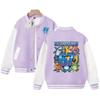 Cross-Border New Steal a Brainrot Kids' Baseball Jacket - Boys and Girls Autumn Outerwear