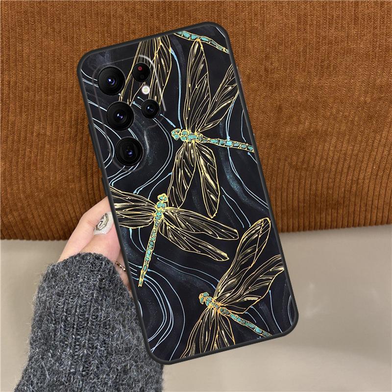 Dragonfly Phone Case For Samsung Galaxy S25 Ultra S9 S10 S20 FE S21 S22 S23 Plus S24 Ultra Back Cover