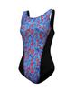 Akuatika Women'S Mid-Cut Indoor Swimsuit Aqa1491 Standard Goggles Pouch Nose Clip 7-Piece Set