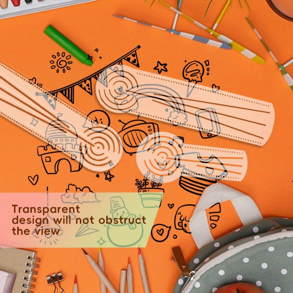 Acrylic Mandala Drawing Template Multifunctional Geometry Pattern Ruler Portable Drawing Ruler