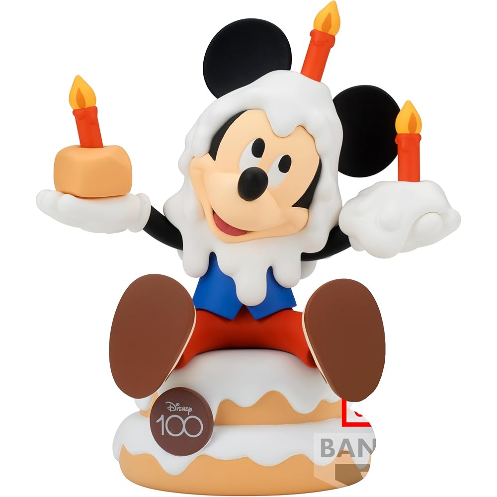 Banpresto Disney Mickey Mouse Soft Vinyl Figure 100th Anniversary Edition BP88609P