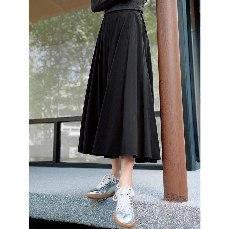 Women's Casual Elastic Waist A-line Skirt