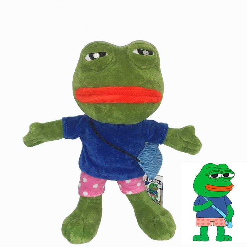 35см Грустный Лягушонок Пепе Плюшевая Игрушка Мягкая Набивная Кукла Животное