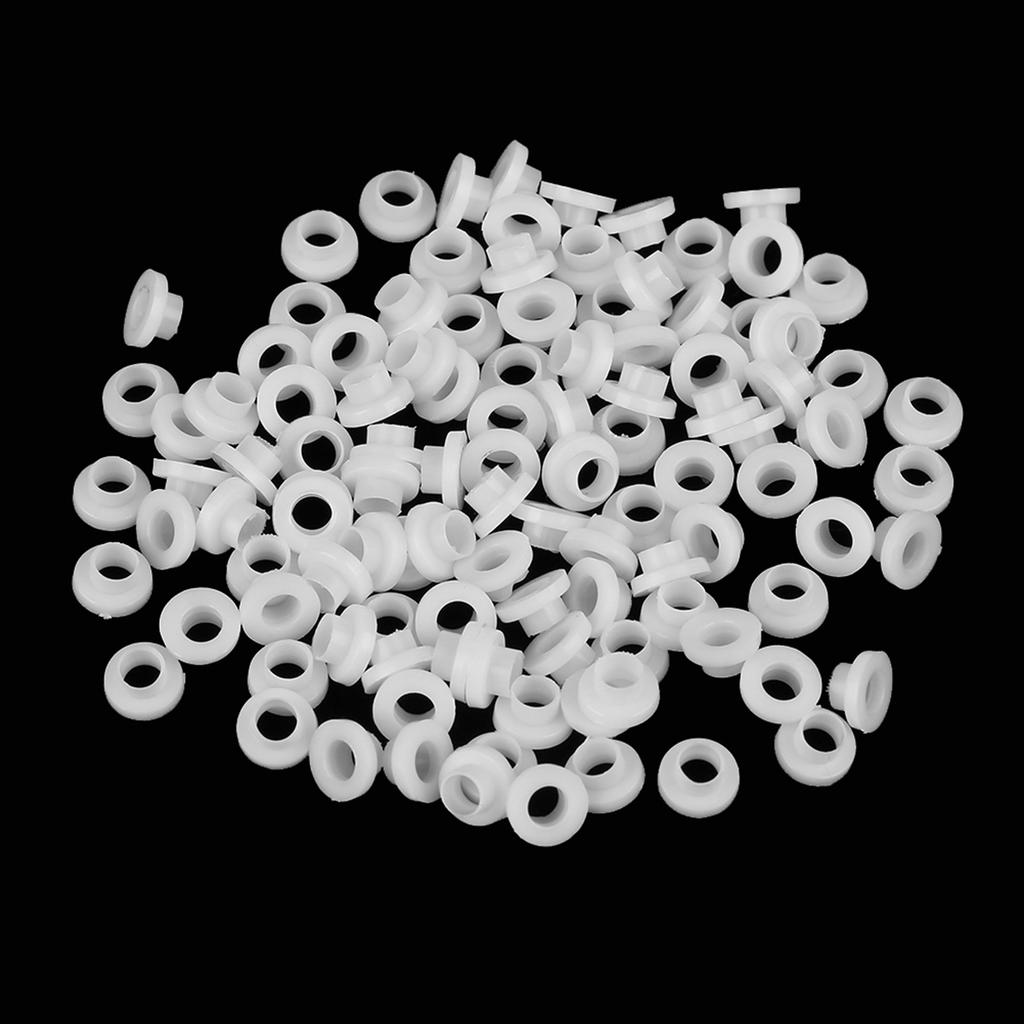 100pcs Transistor Washer Insulated Plastic Spacer Bushing Washers (TW-3)